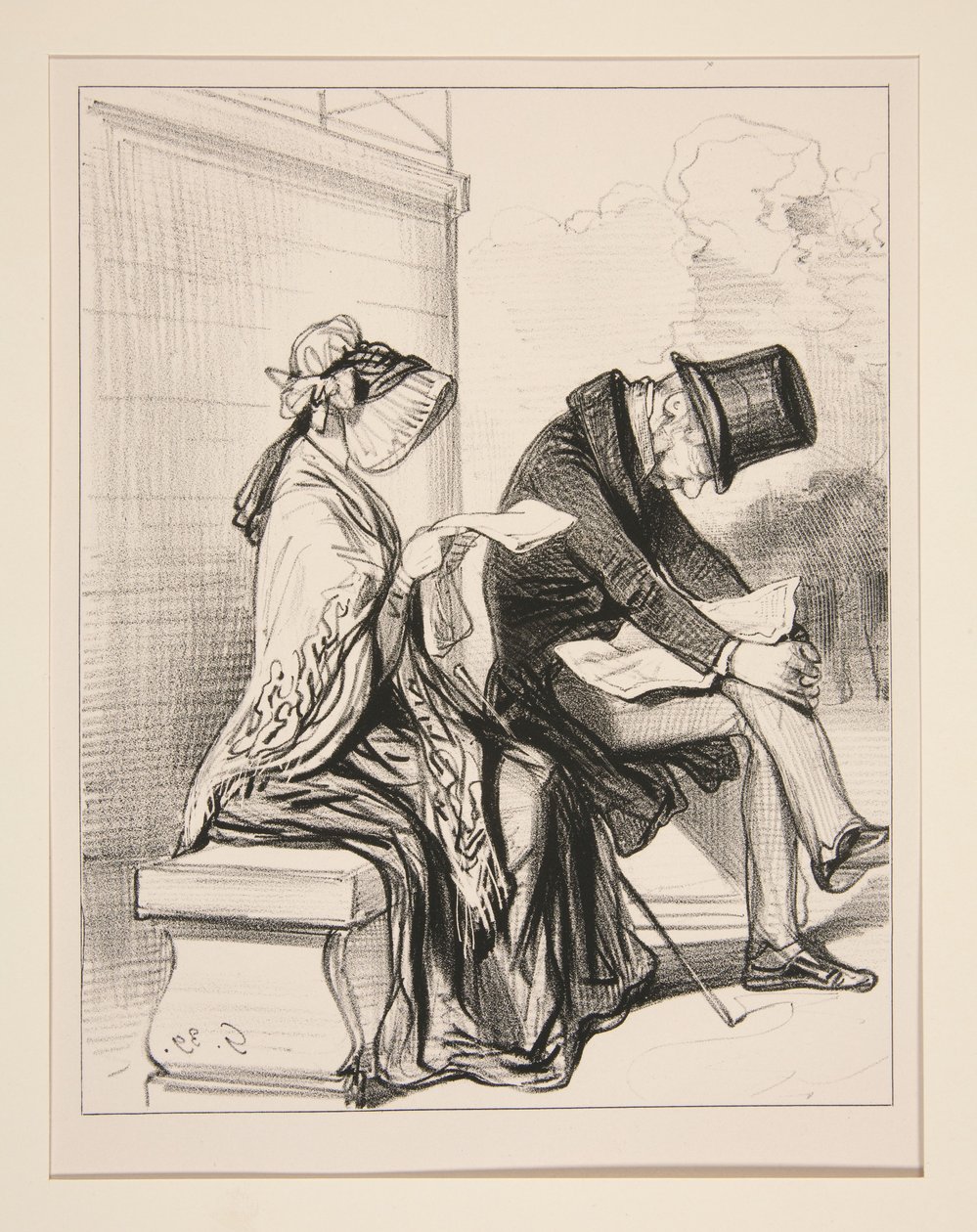Londen, december: "Milords en Messieurs, de regering..." door Paul Gavarni