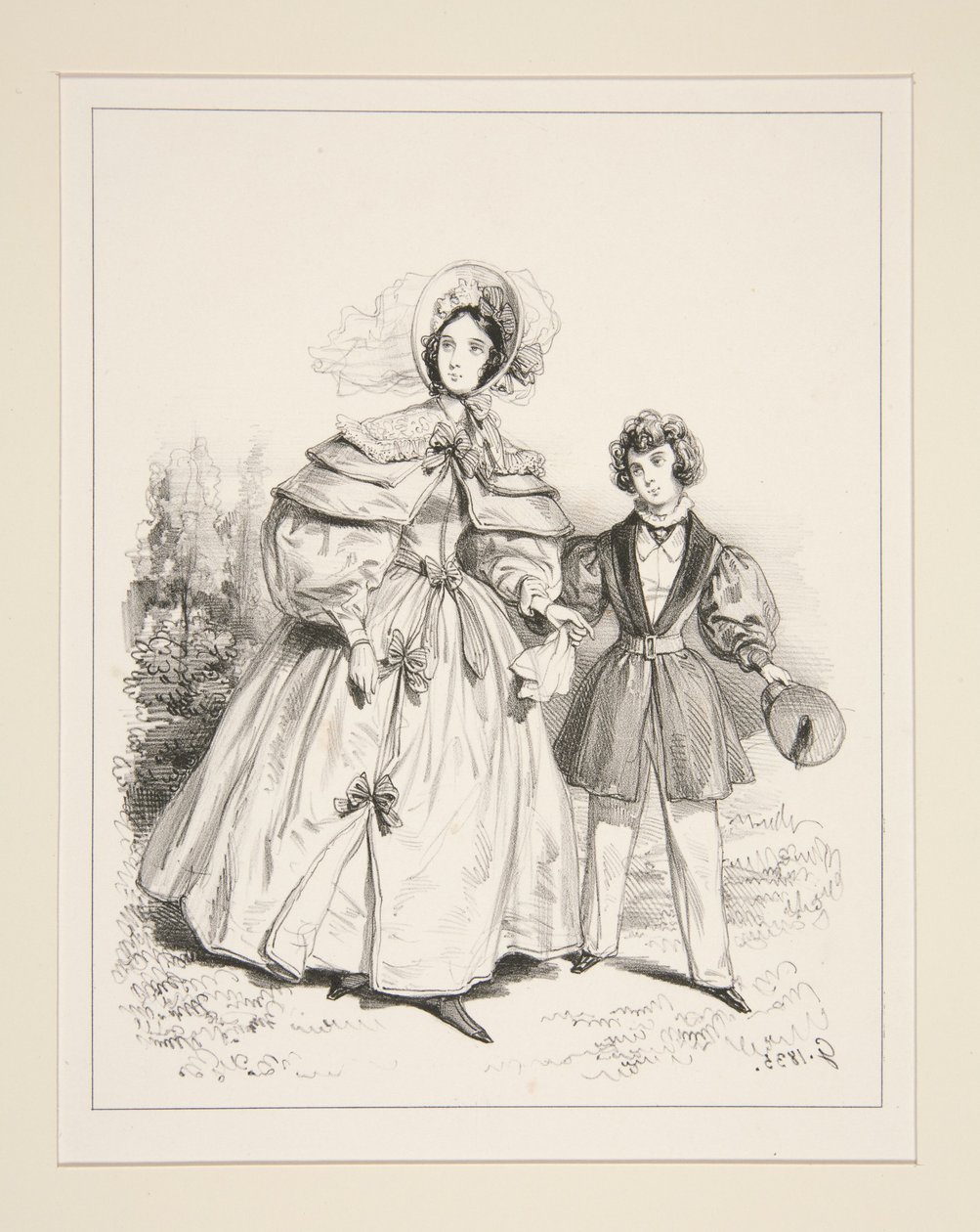 OCHTENDNÉGLIGÉ. 1835. door Paul Gavarni