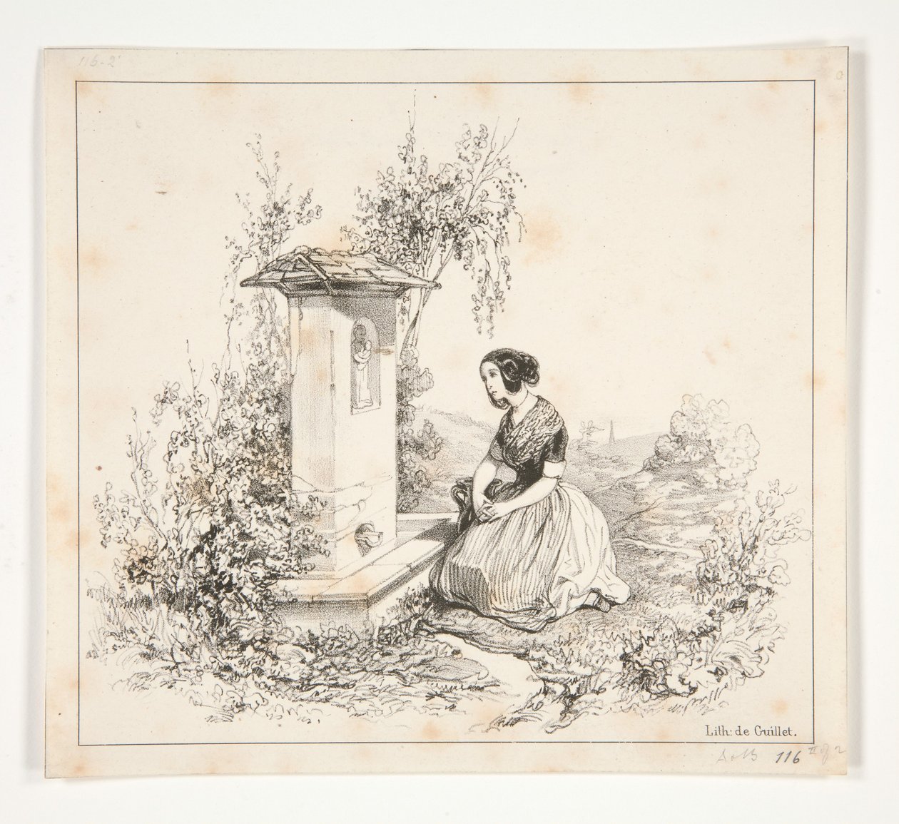 Onze-Lieve-Vrouw van de Fontein door Paul Gavarni