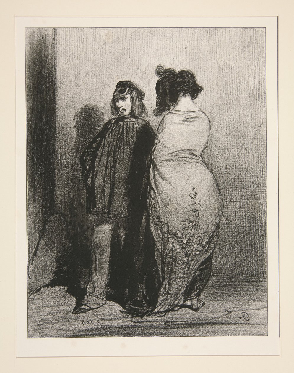 Waar ga je heen, Polyte?... door Paul Gavarni