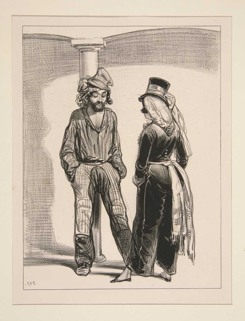 Wat is er met je, mijn oude Auguste?... door Paul Gavarni