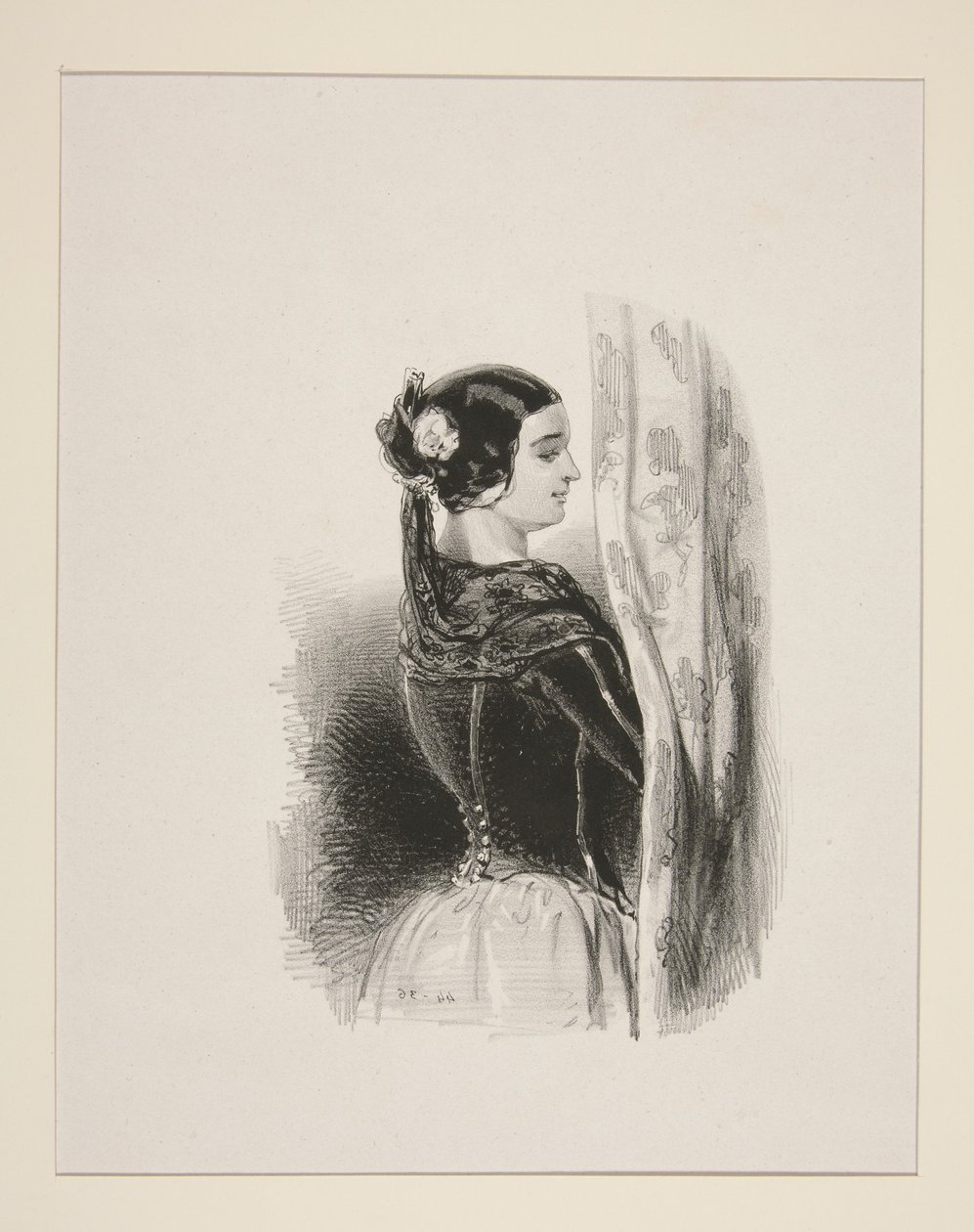 Ritta de Andalusische door Paul Gavarni