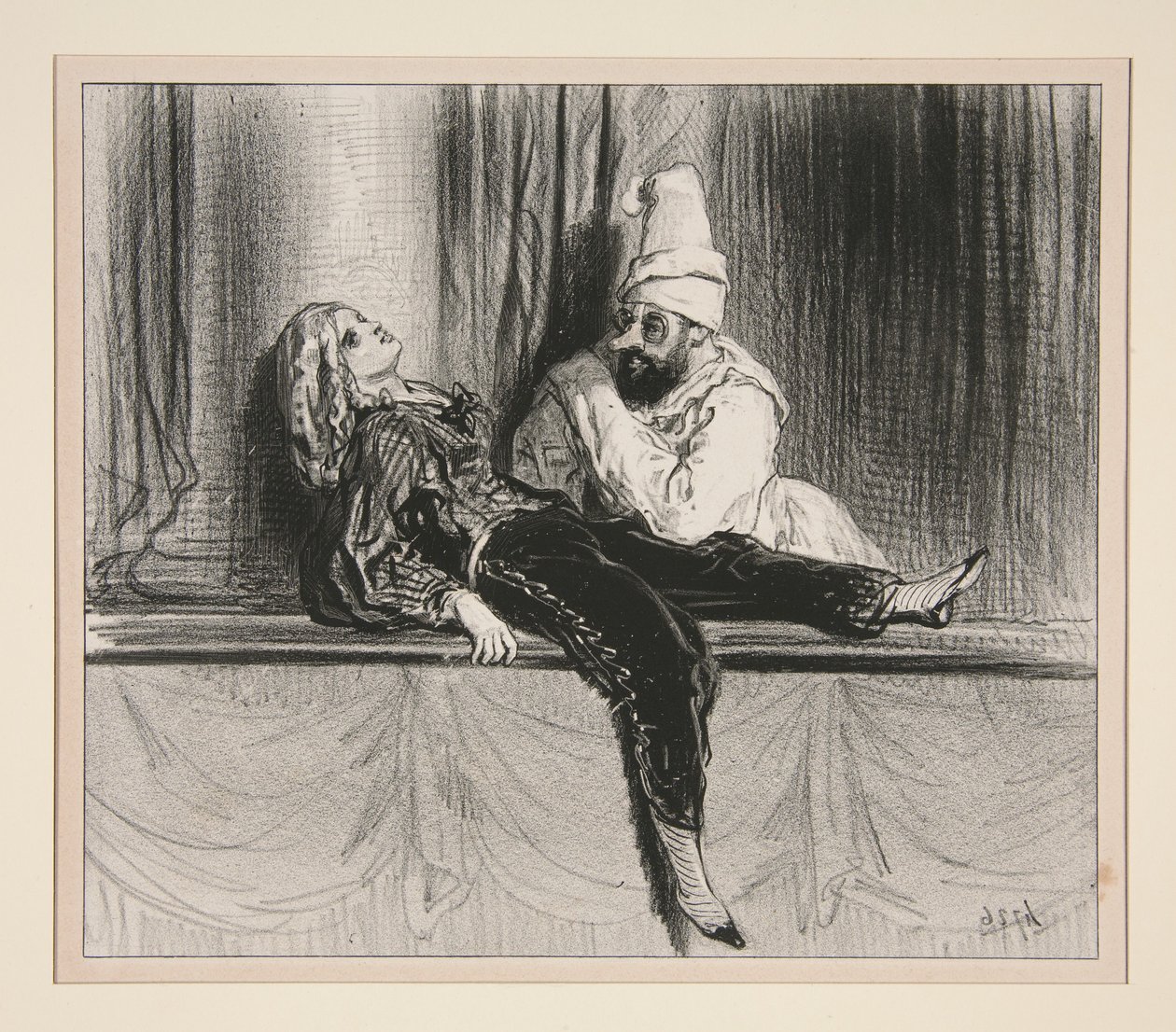 Jawel! Ik houd wel van kreeft, maar ik houd niet van Pierrot. door Paul Gavarni