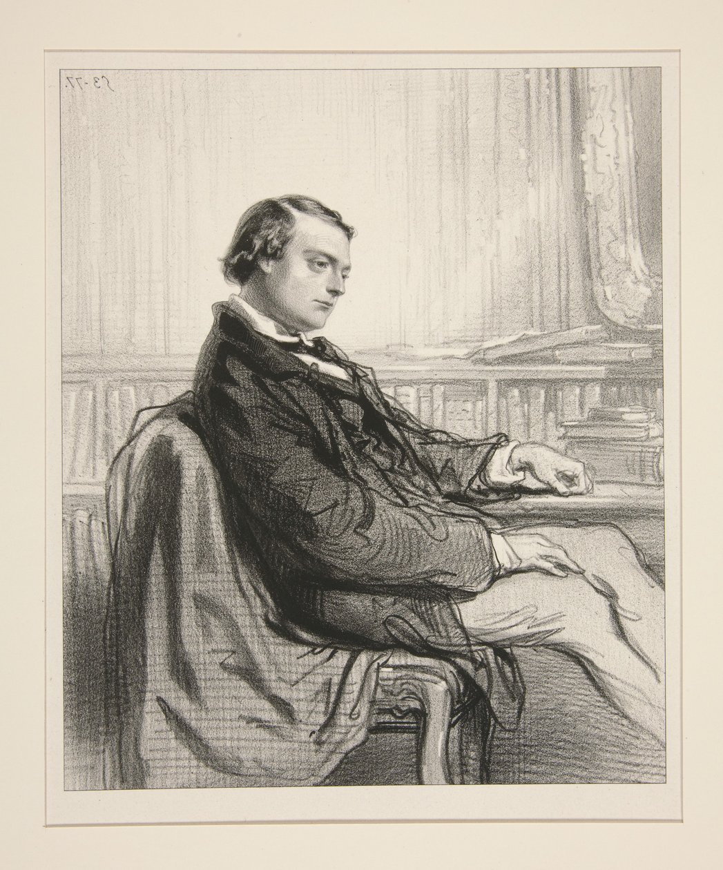 Théodore de Banville door Paul Gavarni