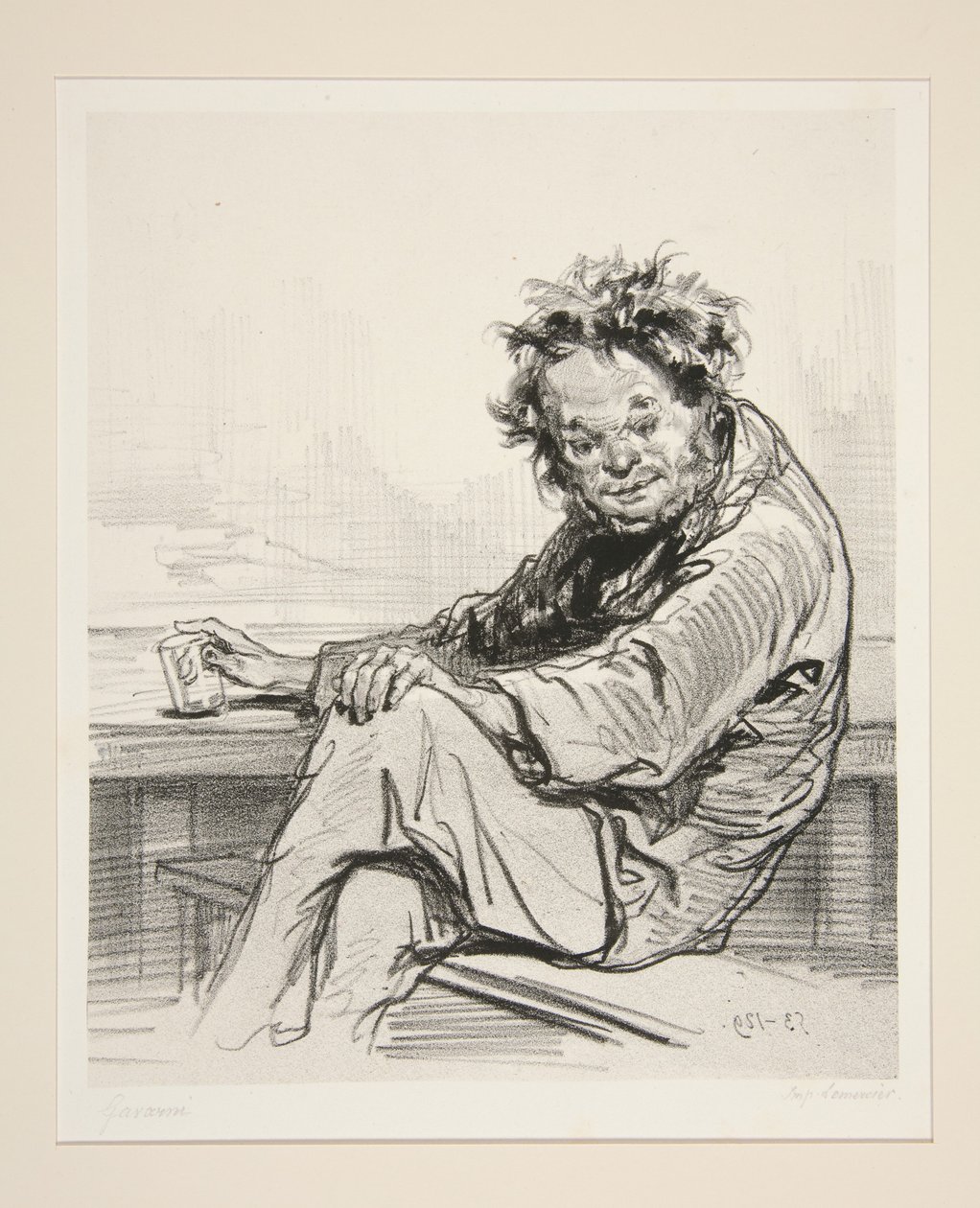 Een Anacreon van Barrieres. door Paul Gavarni