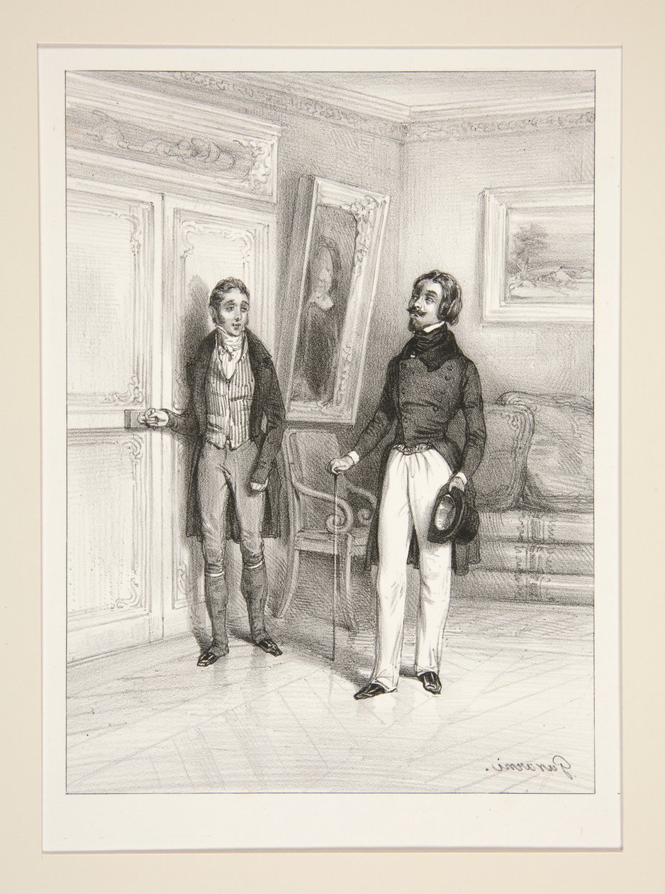Een misstap. Pagina 335. door Paul Gavarni