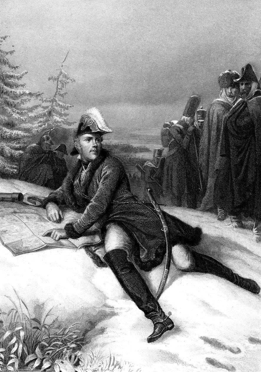 Maarschalk Ney, Franse soldaat van de Napoleontische oorlogen, 19e eeuw door Paul Girardet