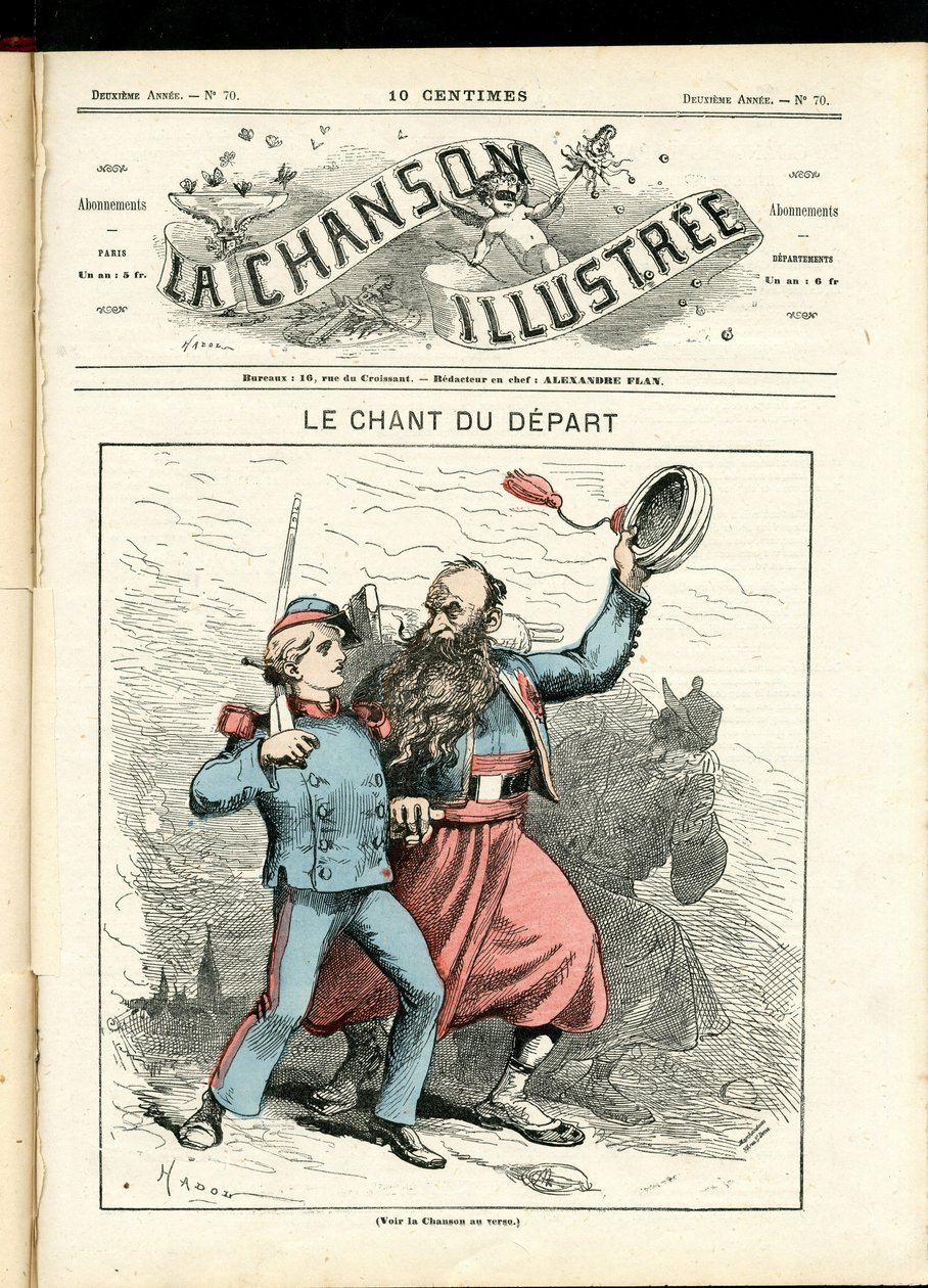 La Chanson illustree (tijdschrift), nummer 70 door Paul Hadol