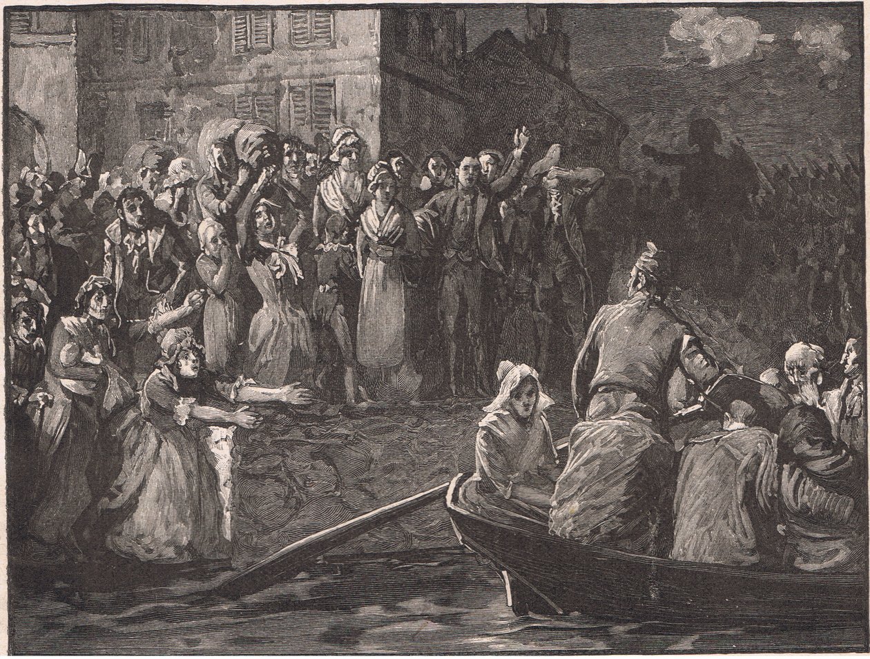 Terugtocht van de royalisten uit Toulon AD 1793 door Paul Hardy