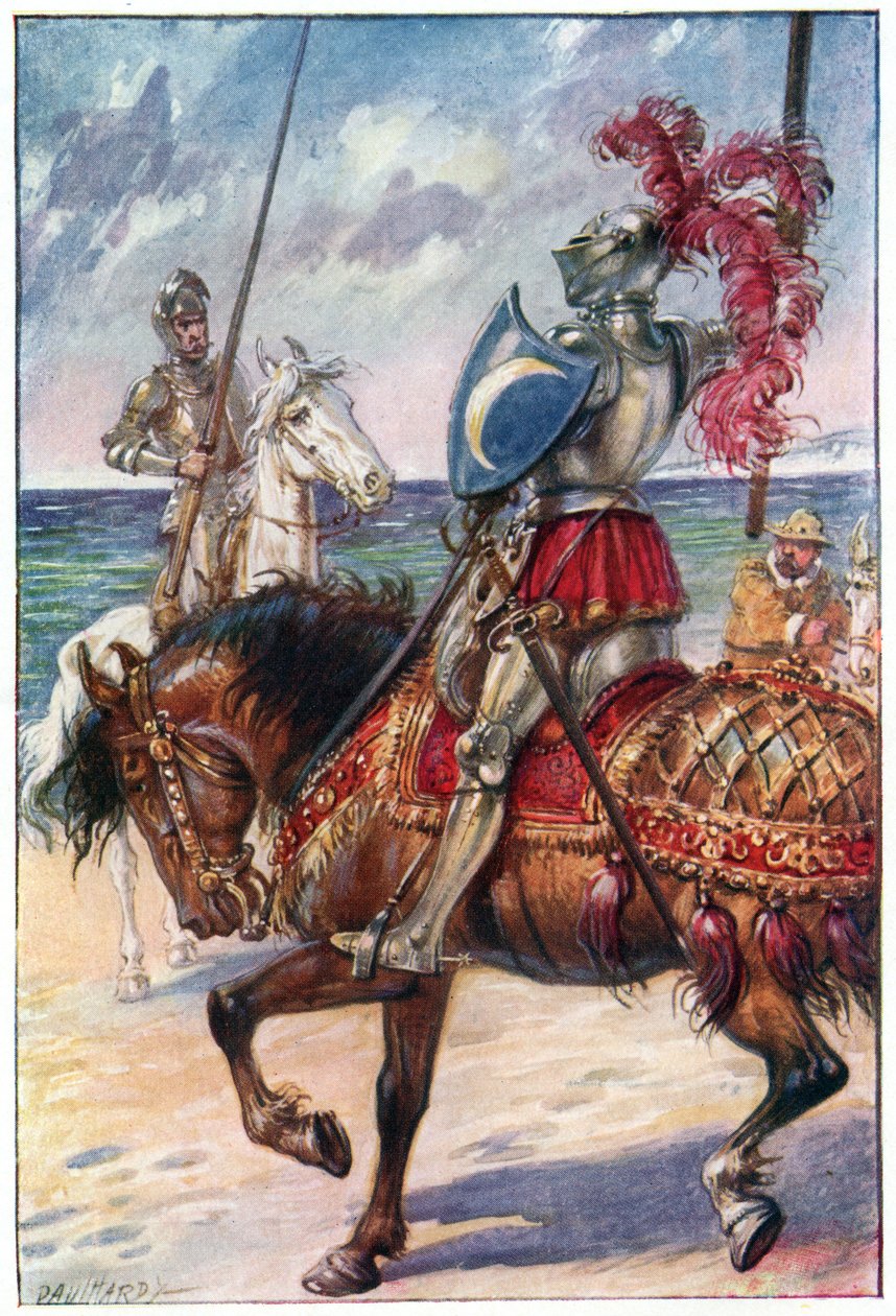 De Ridder van de Witte Maan, illustratie uit 