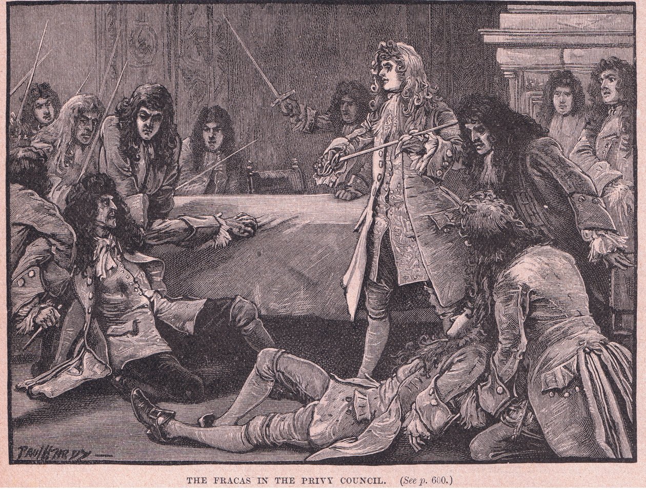 Het gevecht in de Privy Council AD 1711 door Paul Hardy