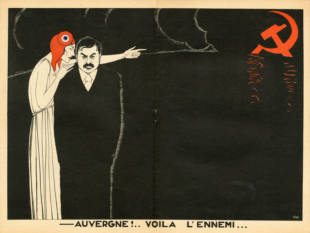Le Temoin, Satirisch in Kleuren door Paul Iribe