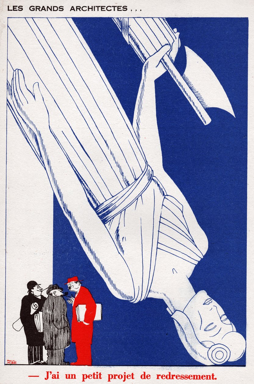 Marianne et Leon Blum door Paul Iribe