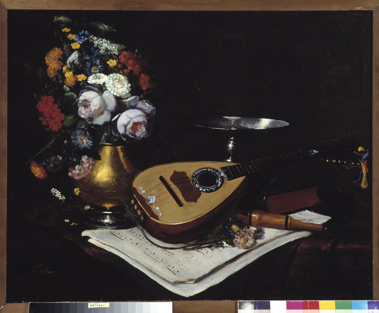 Stilleven met mandoline door Paul Joret