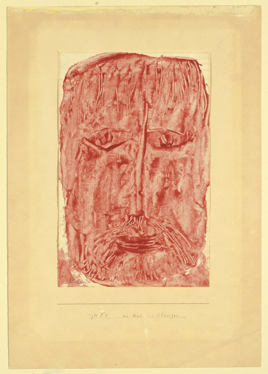 Een Man van Smarten door Paul Klee