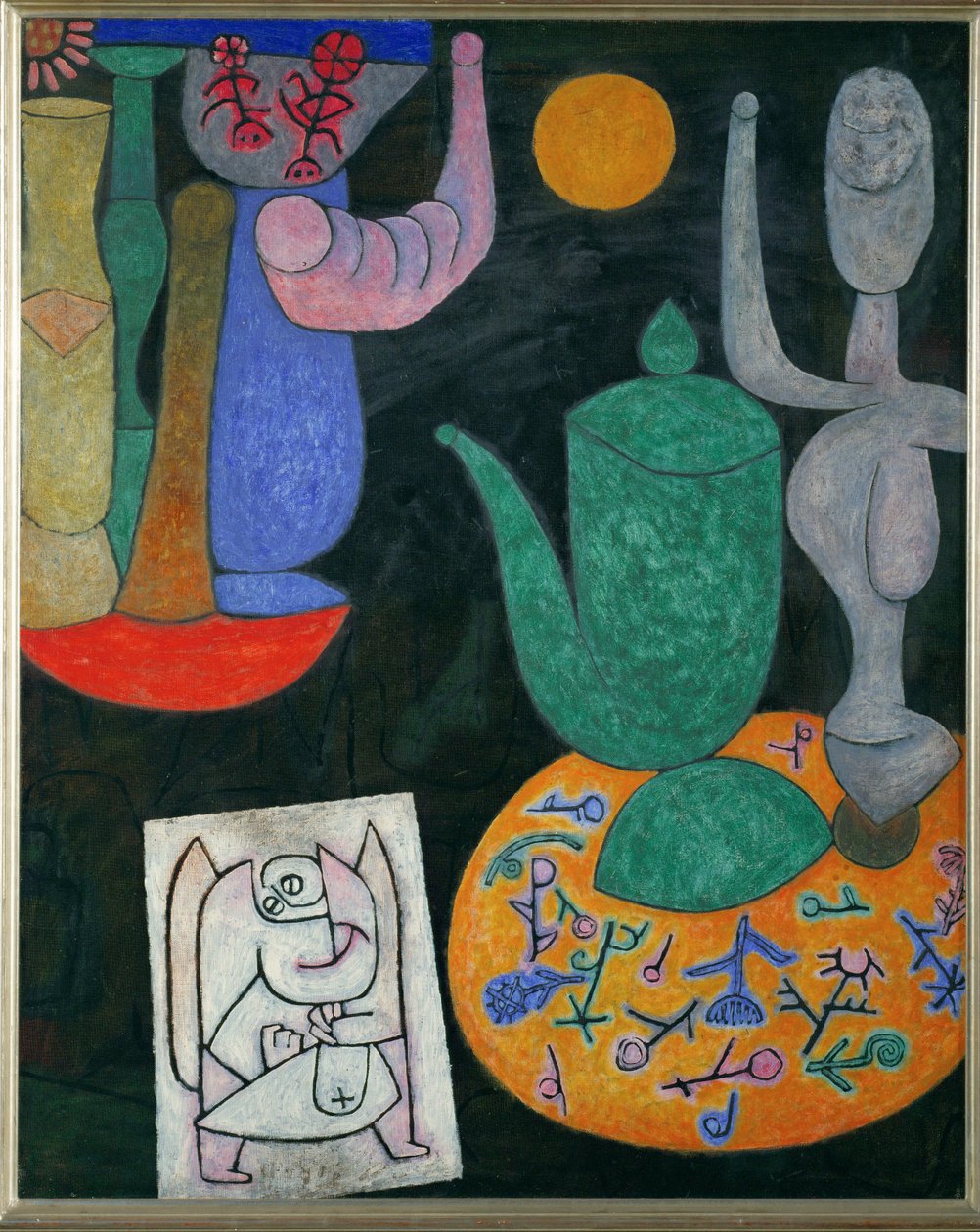 A Still-Life (gouache) door Paul Klee