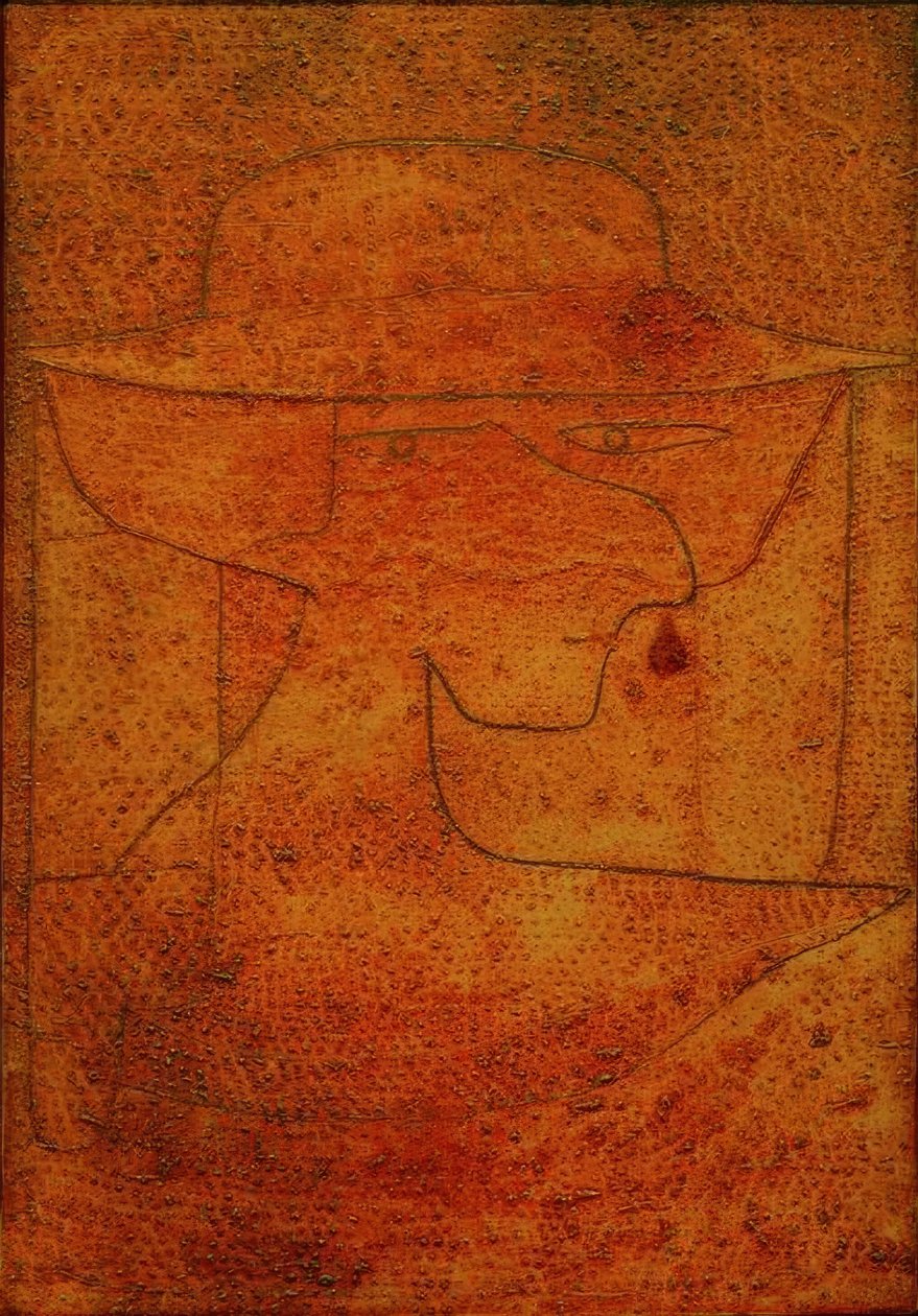Oud meisje door Paul Klee