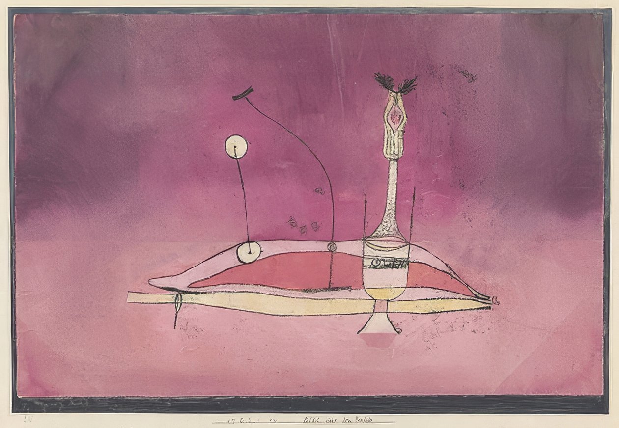 Beeld uit het boudoir door Paul Klee
