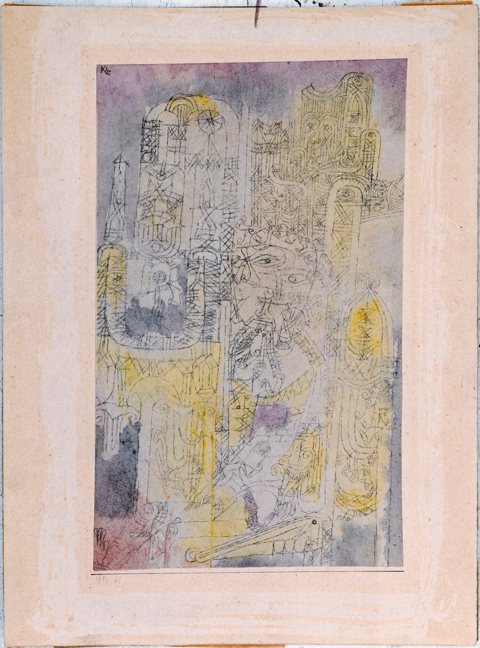 Gotisch Rococo door Paul Klee