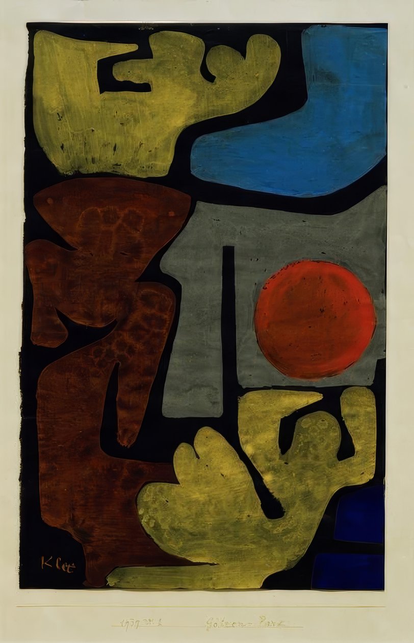 Götzen-park door Paul Klee