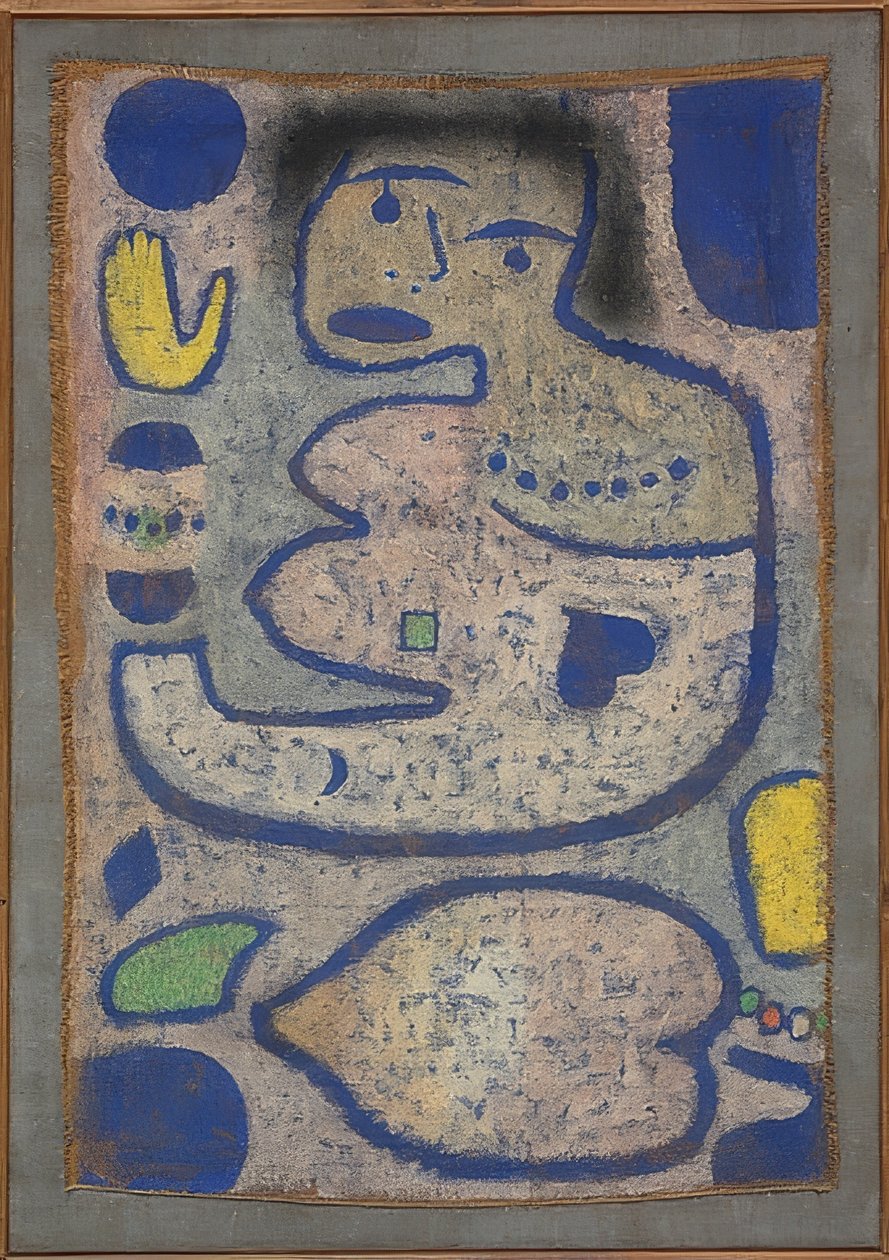 Liefdeslied bij nieuwe maan door Paul Klee