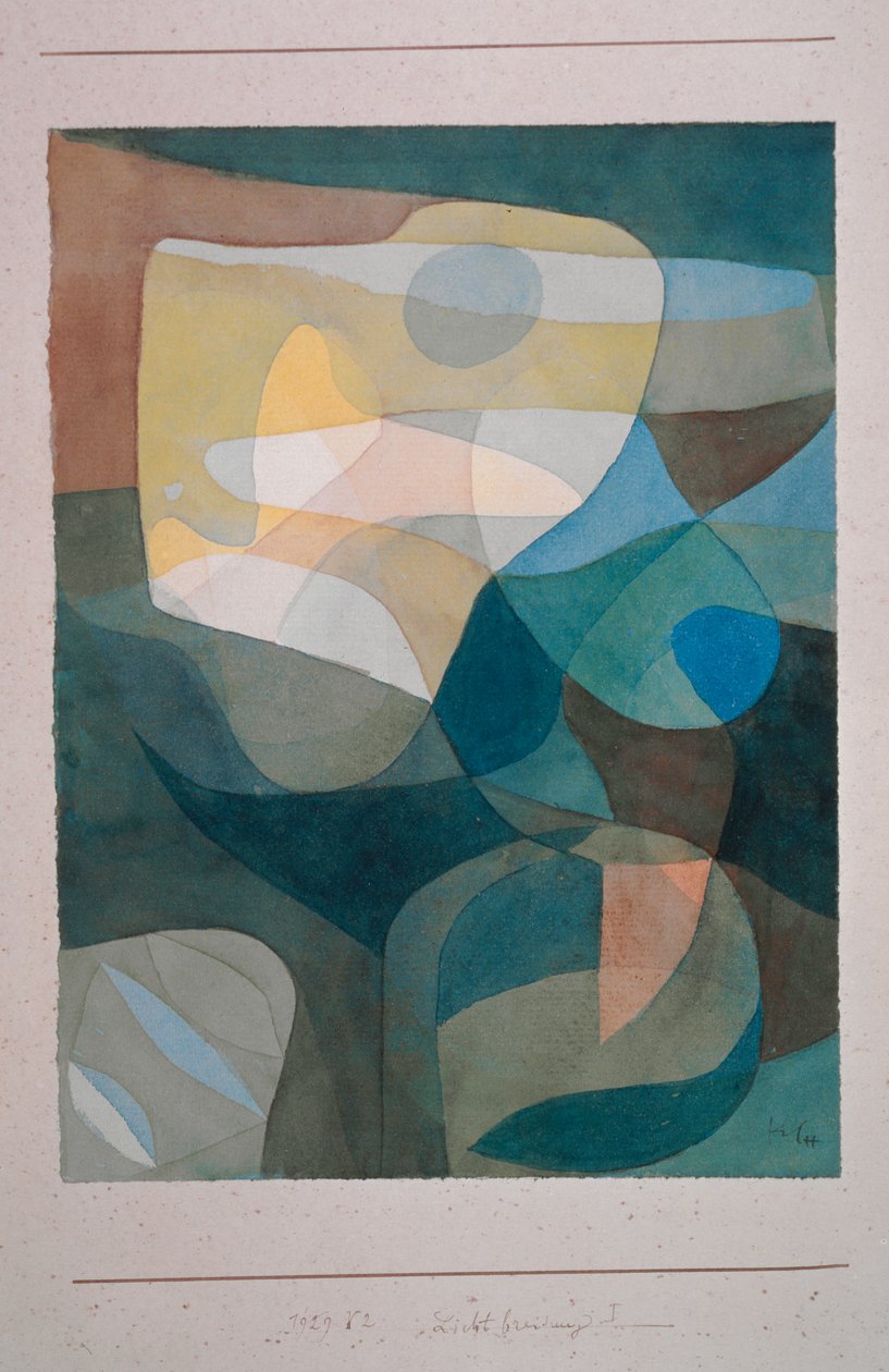 Licht Broadering I door Paul Klee