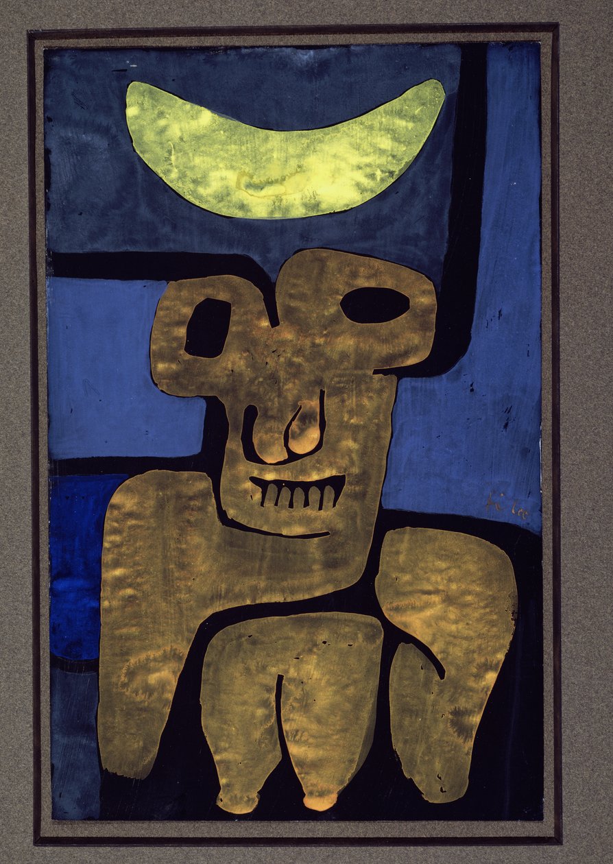 Maan van de Barbaren door Paul Klee