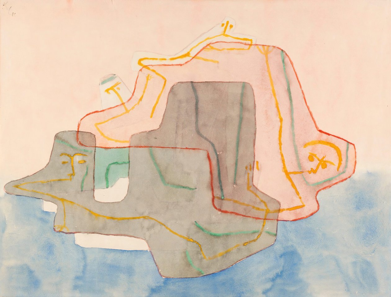 Mythe van een eiland, 1930 door Paul Klee