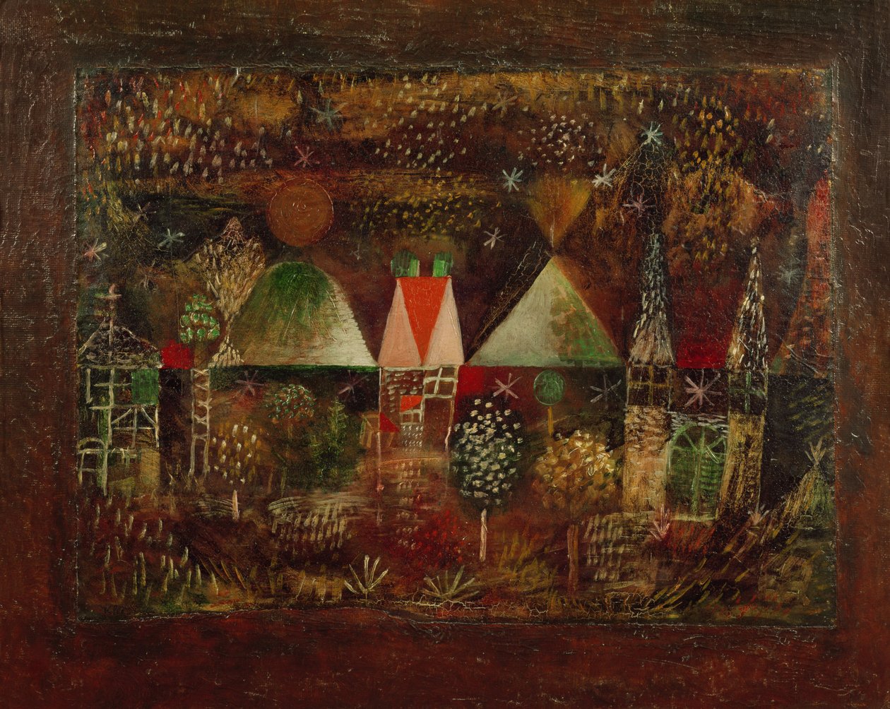 Nachtelijke festiviteiten door Paul Klee