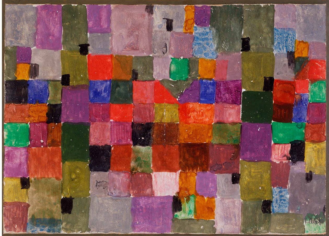 Noordelijke plaats (Place du Nord) door Paul Klee