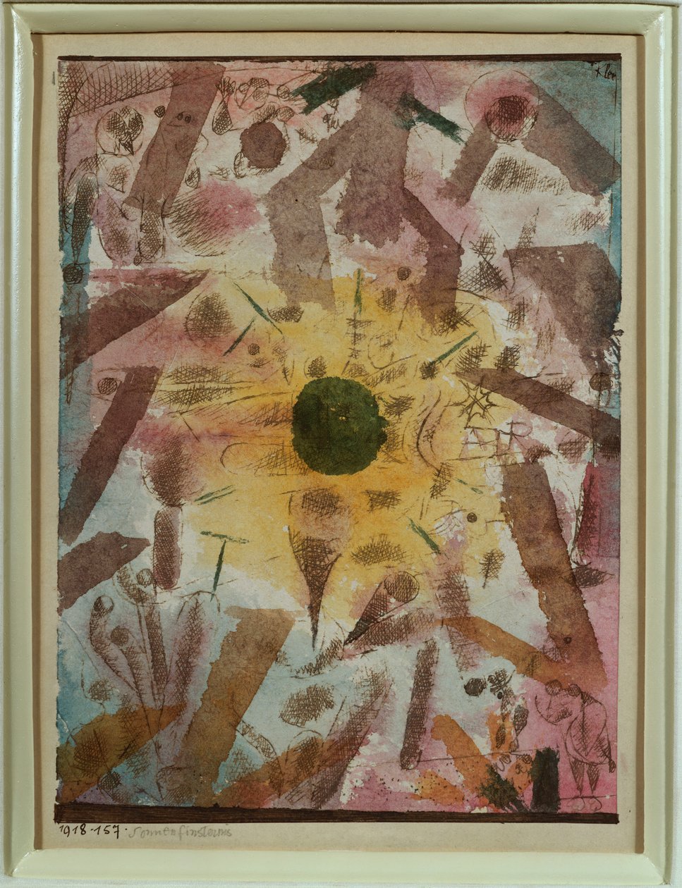 Zonsverduistering door Paul Klee