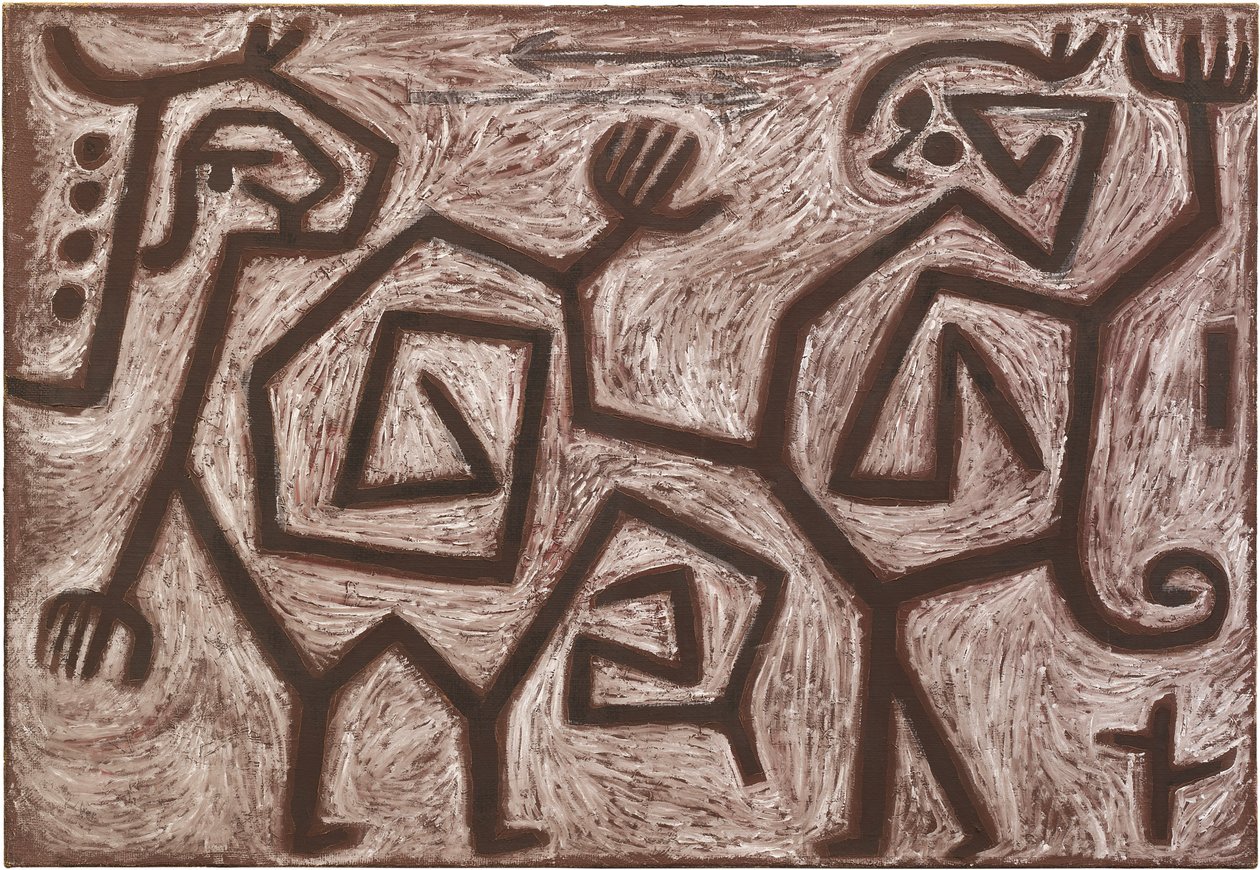 Ruzieduet, 1938 door Paul Klee
