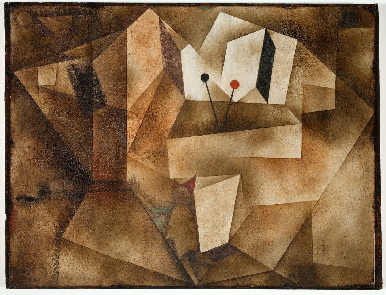 De Paukenorgel (Die Paukernorgel) 1930 door Paul Klee