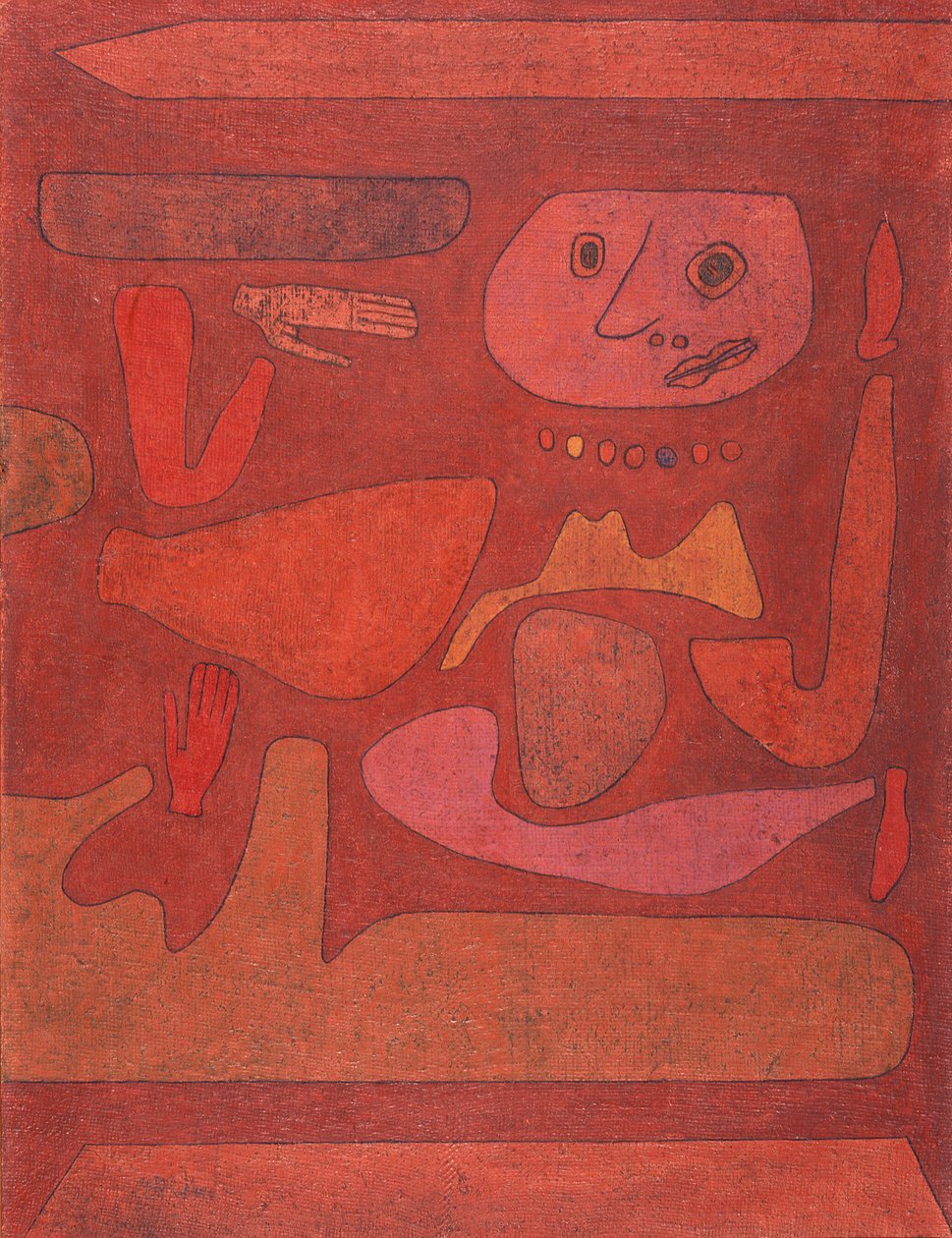 De man van verwarring door Paul Klee