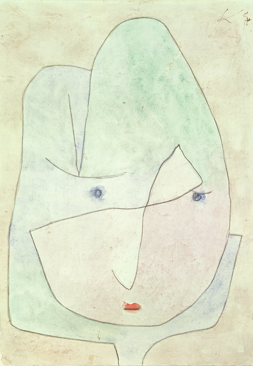 Deze Bloem staat op het punt te verwelken door Paul Klee