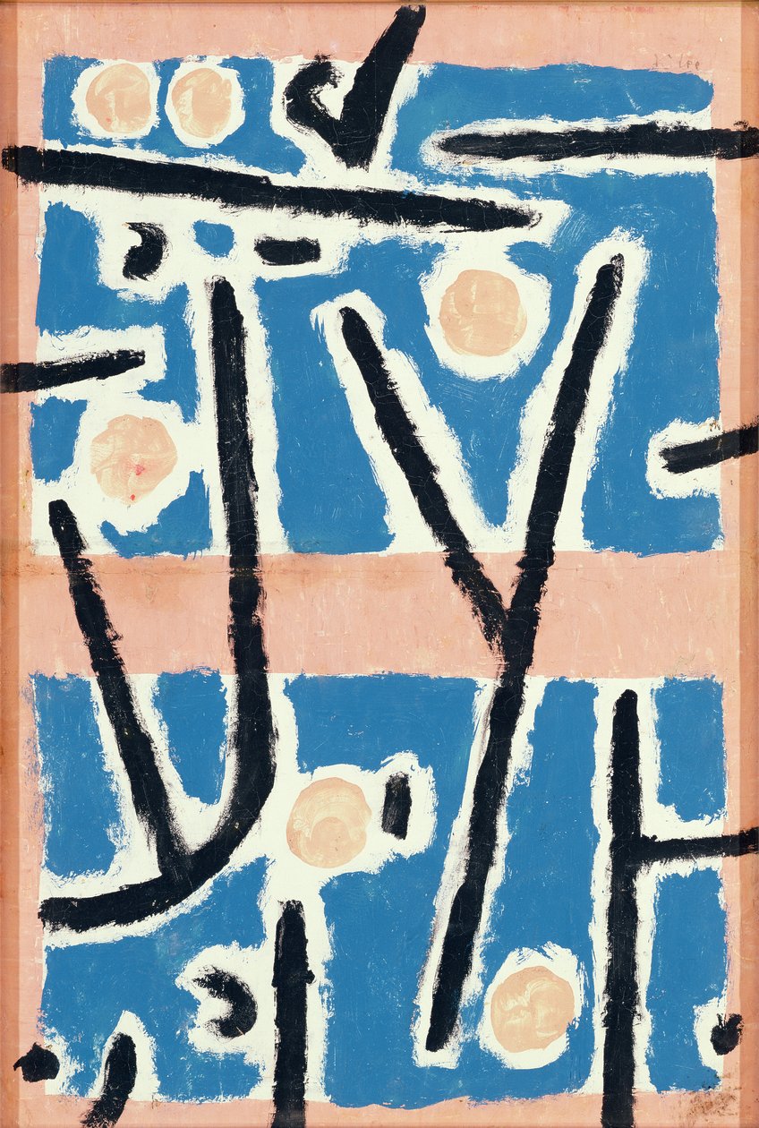 Zonder titel (Tekenen van groei) 1937 door Paul Klee