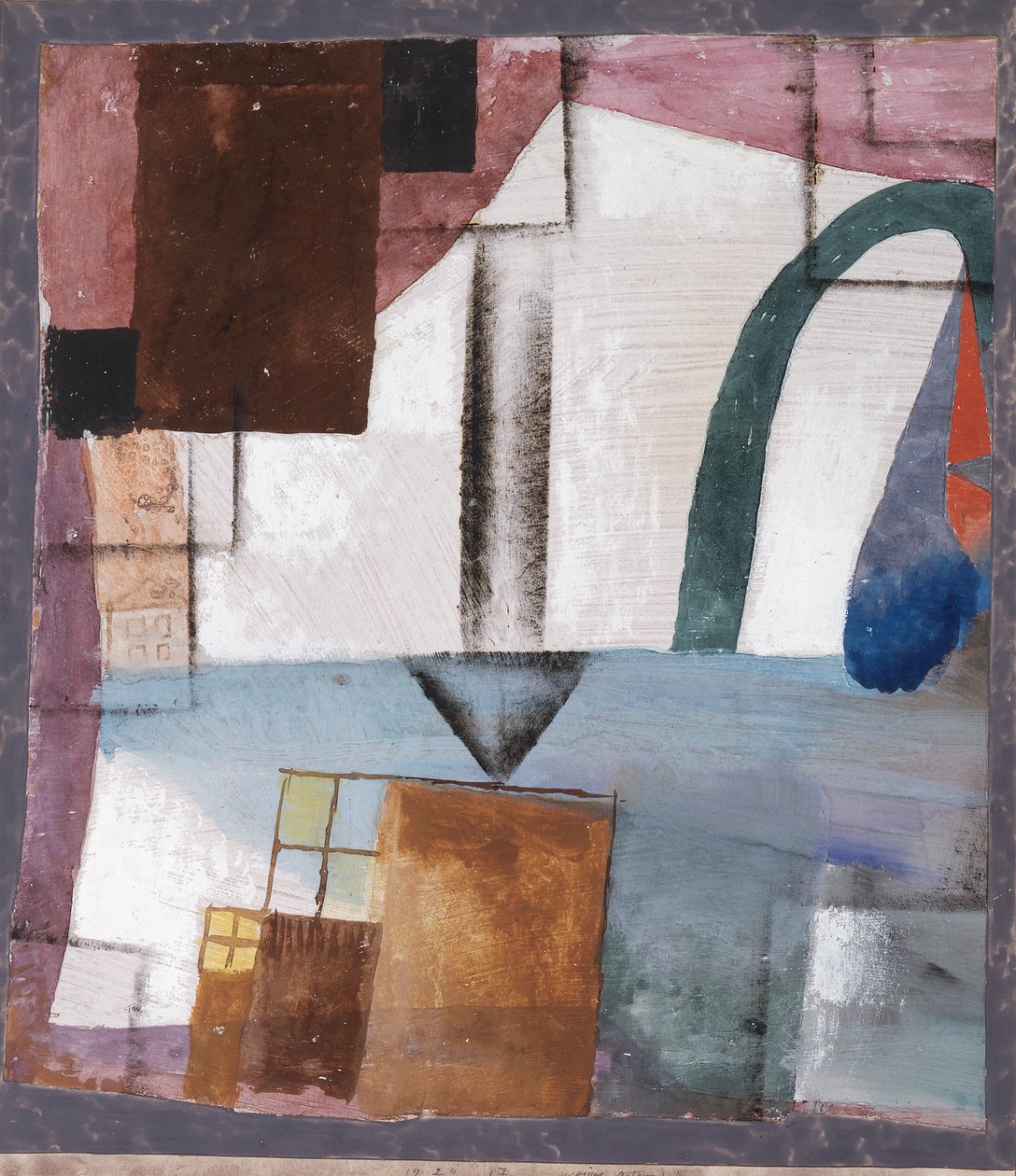 Witte Pasen II door Paul Klee