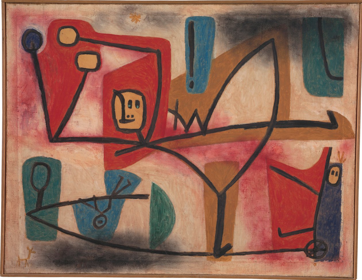 Übermut, 1939 door Paul Klee