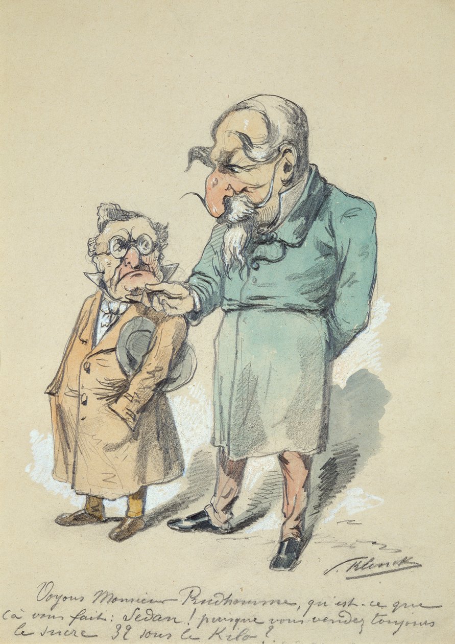 Monsieur Prudhomme en Napoleon III door Paul Klenck