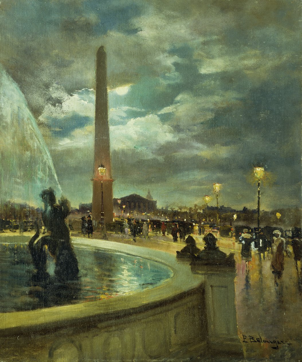 La Place de la Concorde door Paul Marcel Balmigere