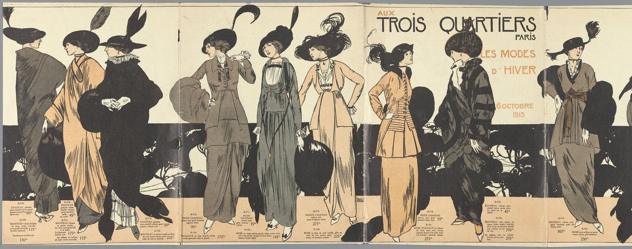 Aux Trois Quartiers Paris, Les Modes d