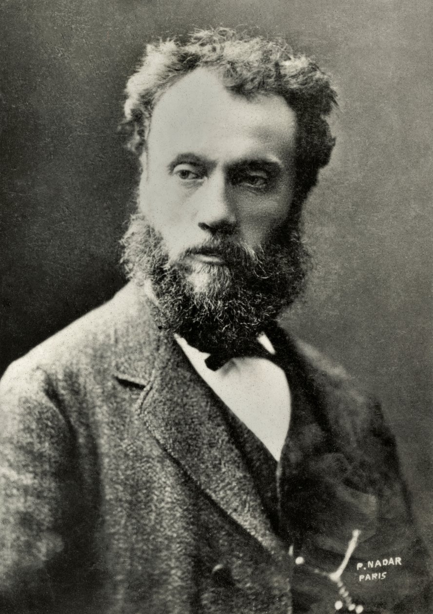 Portret van Jean Paul Laurens (foto) door Paul Nadar