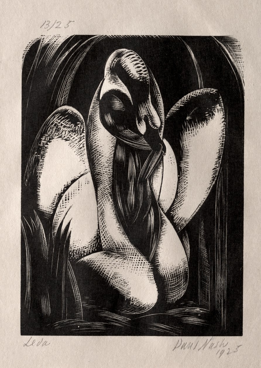 Leda door Paul Nash