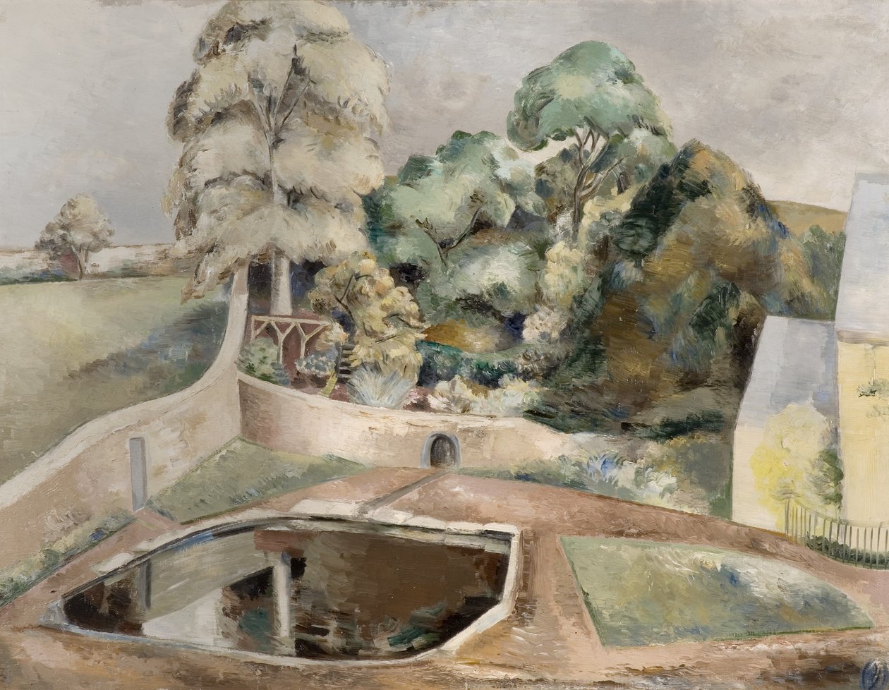 De Vijver bij Souldern door Paul Nash