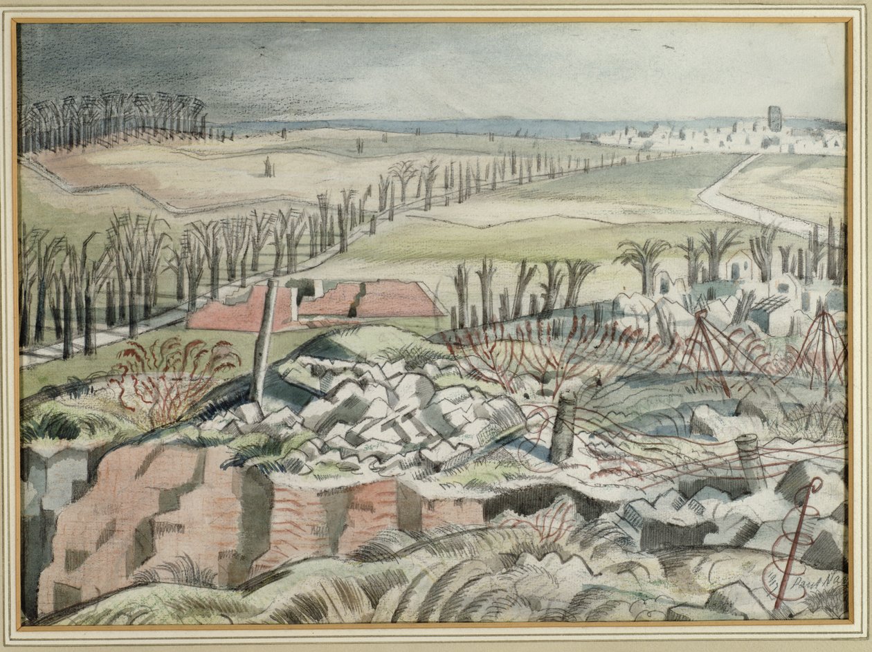 Vimy Ridge door Paul Nash