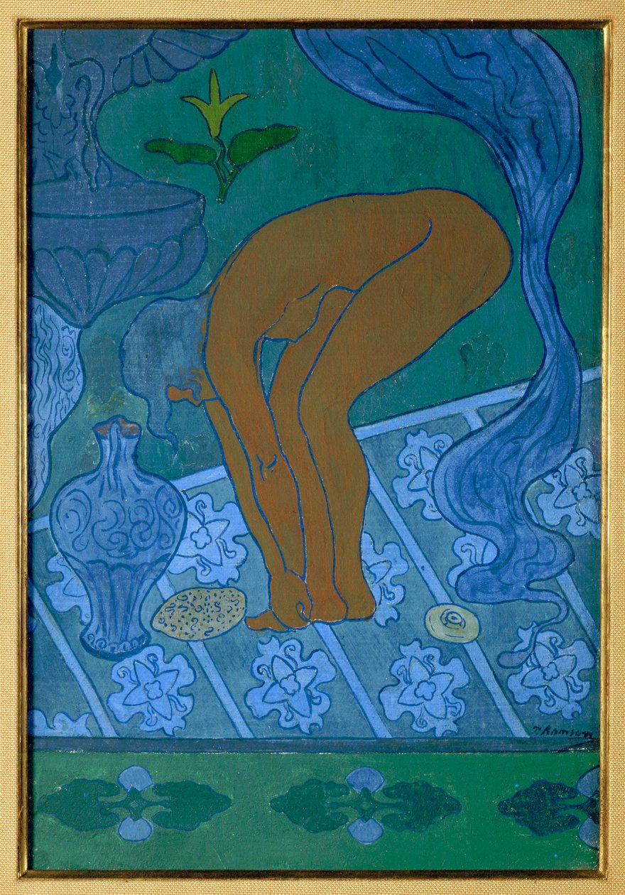 Lustral. Ablutie. 1891 (schilderij op doek) door Paul Ranson