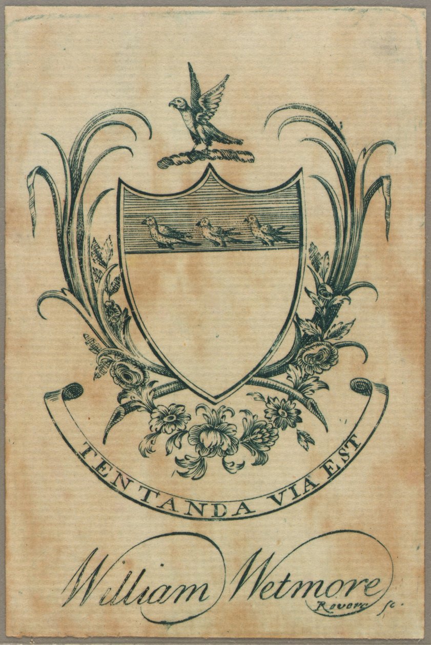 William Wetmore Boekmerk door Paul Revere