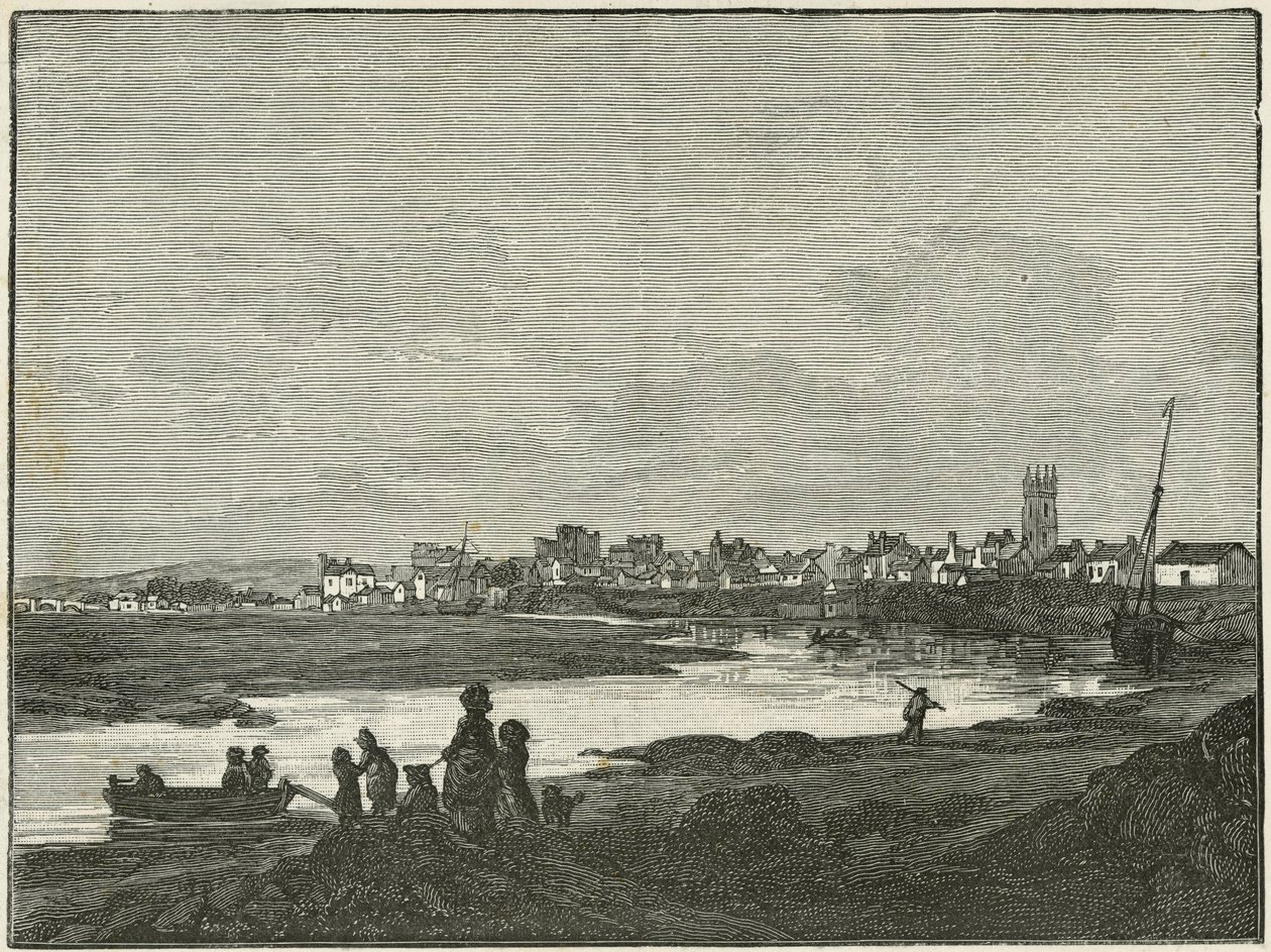 Cardiff vanuit het zuiden door Paul Sandby