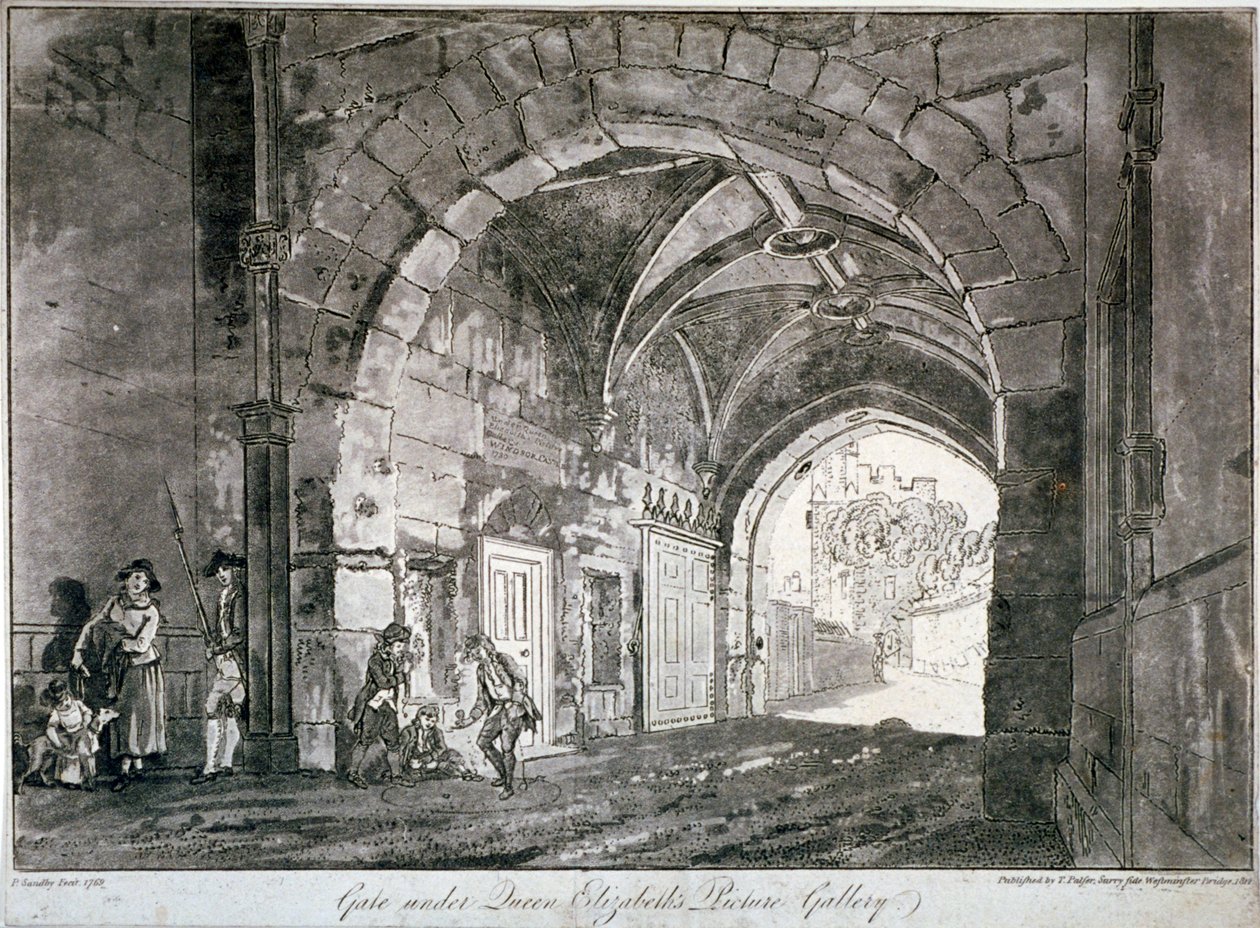 Poort onder Queen Elizabeth