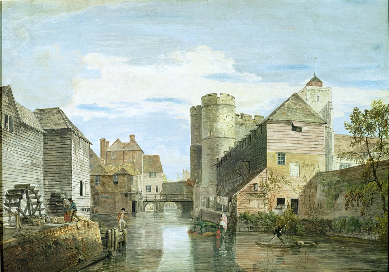 De Westgate, Canterbury door Paul Sandby